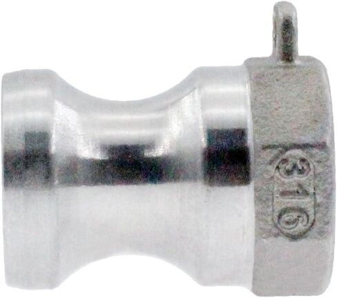 316 Stainless Steel Global Type A Cam and Groove Hose Fitting,1''Camlock Fittings,Male Adapter Female NPT Thread Camlock Fitting 2 Pack in Saudi Arabia