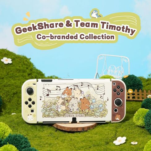 GeekShare Protective Case for Switch Slim Cover Case, Hard PC Anti Scratch Protective Shell Compatible with Nintendo Switch - Team Timothy in Kuwait