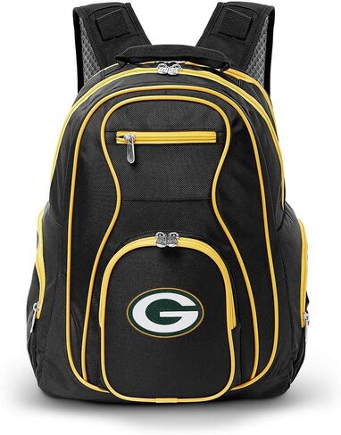 Denco Green Bay Packers 19" Premium Laptop Backpack with Team Colored Trim in Saudi Arabia