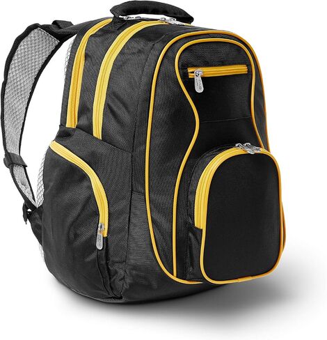 Denco Green Bay Packers 19" Premium Laptop Backpack with Team Colored Trim in Saudi Arabia