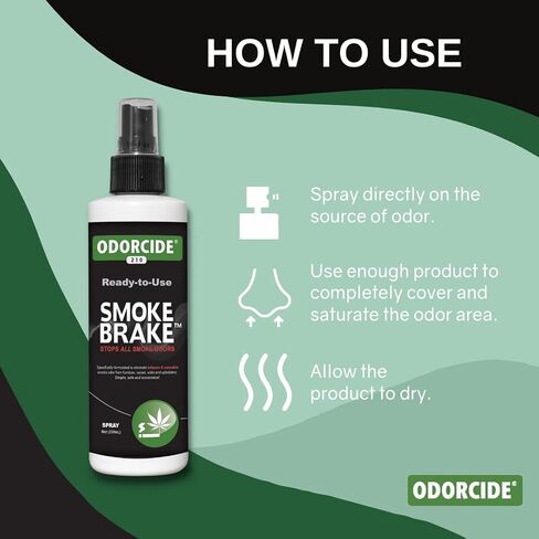 Odorcide Smoke Brake Odor Eliminator Concentrate - Smoke Odor Eliminator for Home & Smoke Odor Eliminator for Car – Smoke Smell Eliminator w/Non-Enzymatic Formula (1 Gallon) in Saudi Arabia