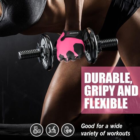 قفازات ركوب الدراجات نصف اصبع للجنسين، مقابض مبطنة، دراجة النخيل، قفازات الصيف للدراجات الجبلية للرجال والنساء، مضادة للانزلاق بدون اصابع، دراجة جبلية قصيرة، رياضية، المشي لمسافات طويلة، تسلق الصالة الرياضية in Kuwait