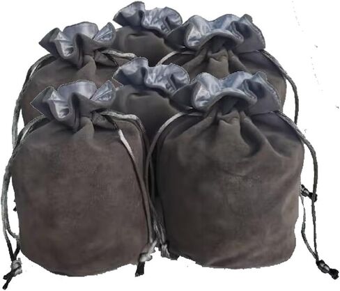 Drawstring Dice Bag Chess bag small pouch hold chess pieces velvet Fabric Dice Pouch cosplay coin pouch Velvet Jewelry Bag Red/Grey/Black in Saudi Arabia