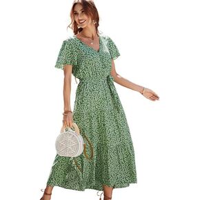 Women's Dresses Flowy Maxi Summer Chiffon Dress