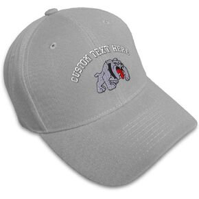 Custom Baseball Cap Bulldog C Embroidery Dogs Acrylic Dad Hats for Men & Women
