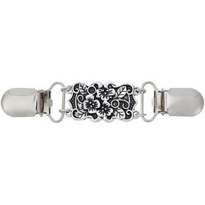 الفضة الرجعية سترة قميص مقاطع سترة طوق مقاطع فساتين شال كليب بروش كليب للنساء الفتيات المرأة دبابيس ودبابيس in Kuwait