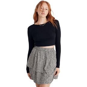 Madewell Women's Long Sleeve Crop Tee