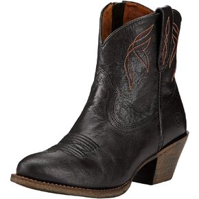 Ariat Womens Darlin Western Boot Old Black 9 Wide