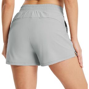 BALEAF Women's 2.5" Athletic Running Shorts High Waisted Casual Workout Lounge Yoga Shorts with Pockets Quick Dry