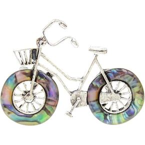 Shell Bicycle Brooches Women Men Unisex Vintage Bike Party Casual Brooch Pins Creative Bicycle Brooch Pins Gifts