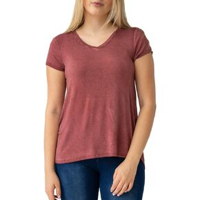 Cable & Gauge Womens Apparel Short Sleeve V-Neck Tee