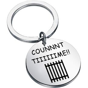 CHOORO Correctional Officer Gift Counting Time Keychain Prison Officer Gift Correctional Officer Jewelry Prison Guard Jewelry