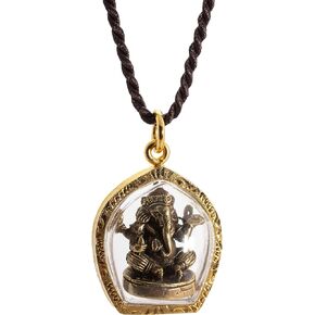 Lord Ganesh Ganapati Vinayaka Dakshi­nabhimukhi Murti Amulet Pendant