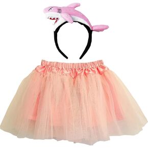 2 Pieces Halloween Kids Crab Lobster Costume Headband and Tutu
