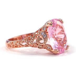 925 Sterling Silver Super Flash Full Drill Full Drill Zircon Micro Set Ring Found Diamond Ring Found Female Jewelry Earrings (US Code 6)