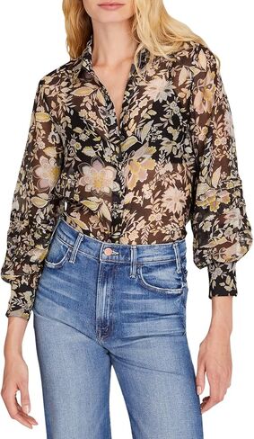 Club Monaco Women's Pintuck Balloon Sleeve Shirt in Saudi Arabia