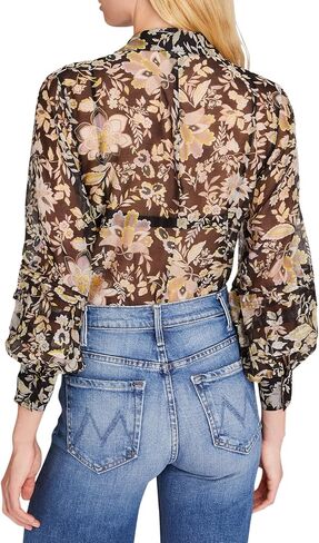 Club Monaco Women's Pintuck Balloon Sleeve Shirt in Saudi Arabia