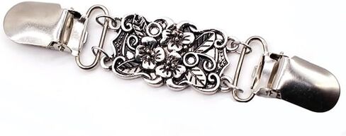 الفضة الرجعية سترة قميص مقاطع سترة طوق مقاطع فساتين شال كليب بروش كليب للنساء الفتيات المرأة دبابيس ودبابيس in Kuwait