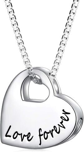 JZMSJF S925 Sterling Silver Butterfly Heart Urn Necklace for Ashes Cremation Memorial Keepsake Jewelry for Women in Kuwait