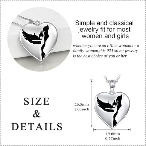 YAFEINI Phoenix Necklace Girls Pendant 925 Sterling Silver Jewelry Gifts for Women Girls in Saudi Arabia