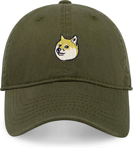 Doge Memes Shiba Inu Dog Dad Hats Doge Coin Meme Original Design Baseball Caps Funny Hats for Men Women Teens Unisex in Kuwait