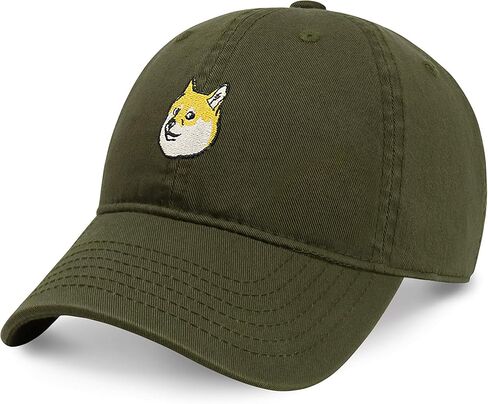 Doge Memes Shiba Inu Dog Dad Hats Doge Coin Meme Original Design Baseball Caps Funny Hats for Men Women Teens Unisex in Kuwait