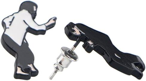Pulp Fiction Dance John Travolta Uma Thurman Quentin Tarantino 90s Movie Stud Earrings Ear Rings in Saudi Arabia
