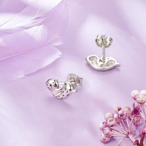 أقراط Yearace S925 من الفضة الإسترليني العصرية للنساء المراهقات مجوهرات للبنات هدايا عيد الميلاد وأعياد الميلاد in Kuwait