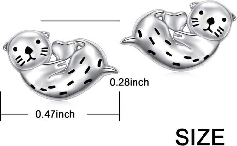 أقراط Yearace S925 من الفضة الإسترليني العصرية للنساء المراهقات مجوهرات للبنات هدايا عيد الميلاد وأعياد الميلاد in Kuwait