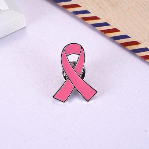 سلسلة مفاتيح هدية للناجين من سرطان الثدي من Ralukiia، هدايا كيميائية لمرضى السرطان، دبوس للتوعية بشريط وردي لشهر أكتوبر in Kuwait