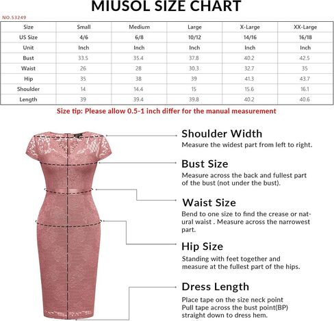 فستان كوكتيل نسائي من Miusol ذو رقبة على شكل حرف V أنيق مزين بالزهور وأكمام قصيرة in Kuwait