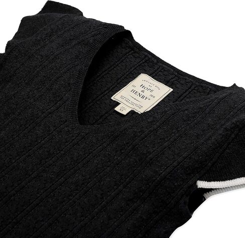 Hope & Henry Women's V-Neck Sweater Tank in Kuwait