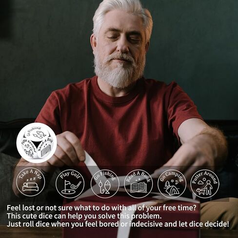 STUNFASSOO Retirement Gifts for Men Women Funny Decider Dice Happy Retirement Gifts for Teacher Dad Grandpa Gifts Birthday Employee Appreciation Gifts for Coworkers Friend Boss in Saudi Arabia