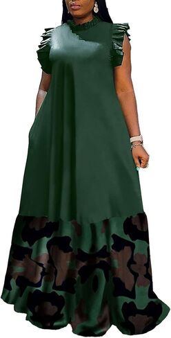 Women Sexy Printed Dress Plus Size Loose Club Outfits in Saudi Arabia
