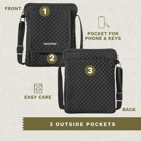 Bella Taylor Mini Crossbody Purse with Built In Wallet in Kuwait