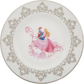 Disney Ariel Wedding Plate, Fine Bone China, 16.5 × 16.5 × 1 cm, Multicolor