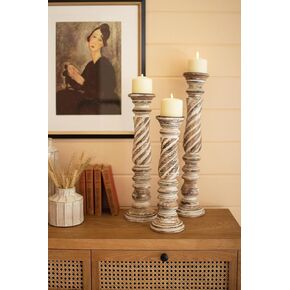 مجموعة من ثلاثة حاملات شموع من Kalalou NNV1138، انظر الصورة in Kuwait