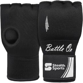 Padded Inner Hand Wraps Men Women Junior Kids 75cm Long Elastic Wrist Straps Quick Gel Boxing Wraps MMA Punching Martial Arts Muay Thai Gel Under Mitts Bandages