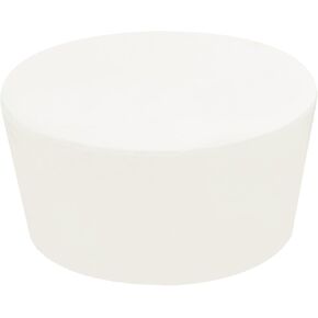 MECCANIXITY Rubber Tapered Plug 74mm to 87mm Solid Test Tubes Bungs Stopper White for Lab Home 1 Pieces