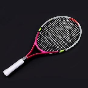 3 Colors Single Tennis Racket with Carry Bag Kids Training Practice Racquet