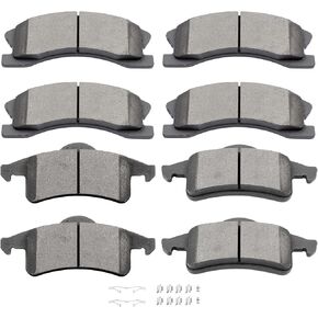 Ceramic Brake Pads Kits,SCITOO 8pcs Brakes Pads Set fit for 2007-2012 for Acura RDX