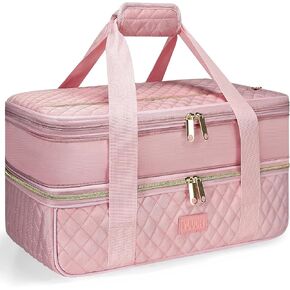 Insulated Casserole Carrier for Hot or Cold Food- Thermal Lasagna Lugger Tote for Potluck, Parties, Picnic, Beach and Cookouts, Fits 11 x 15 or 9 x 13 Baking Dishes
