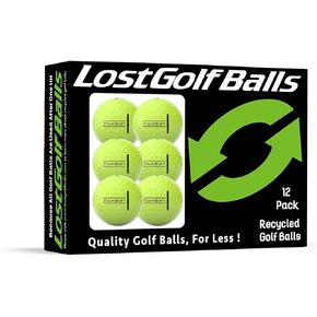 Tour Soft Yellow Golf Balls (12 Pack) - Mint Quality, Used Golf Balls by Lostgolfballs.com