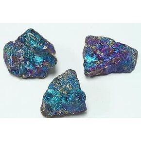Pachamama Essentials Peacock Ore Crystal - Chalcopyrite Natural Rough Specimen - Healing Stone - Crystal Healing (Large)