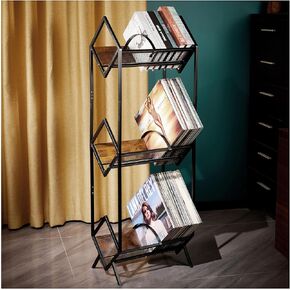 Vinyl Record Storage, Record Holder, Vinyl Record Holder, 2 Tier Album Storage rack For Vinyl Records, 170-220 LP Storage Vinyl Record Display Holder. in Kuwait