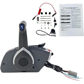 Boat Throttle Control Box 5006180 For Evinrude Johnson Side Mounted Outboard Remote Control Box With ignition switch and key Push To Open