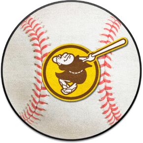 FANMATS MLB Unisex-Adult Baseball Rug - 27in. Diameter