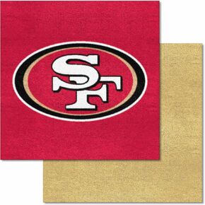 FANMATS San Francisco 49ers Team Carpet Tiles