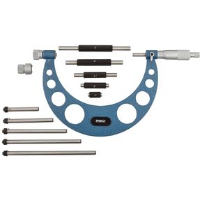 Fowler 52-401-221-1, Interchangeable Anvil Micrometer with 0-6" Measuring Range