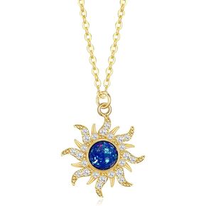 Tangled Rapunzel Necklace for Women Tangled Sun Necklace Sun Pendant Necklace Princess Jewelry Princess Necklace Halloween Christmas Gift For Girls